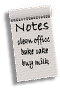 Captain's Notes